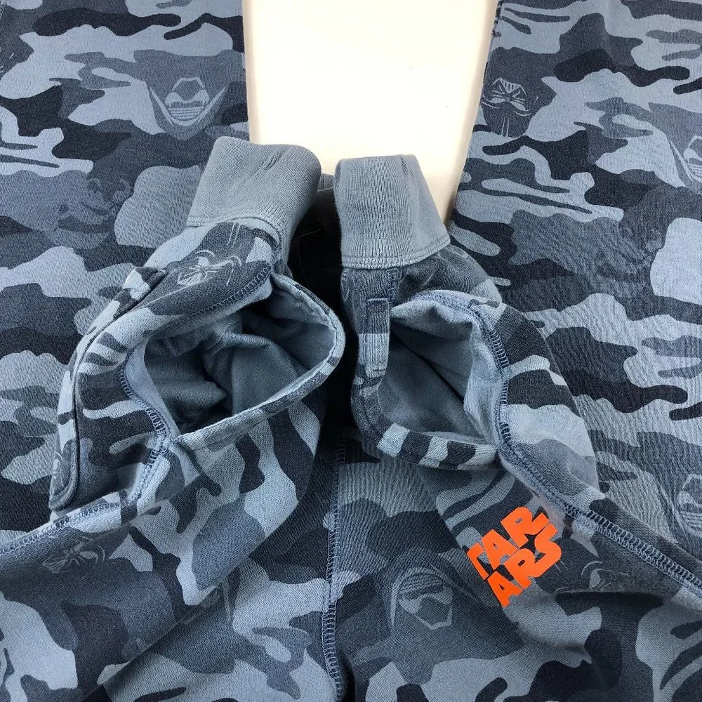 Gap Star Wars Blue Cozy Classic Camo Joggers Athletic Gym Comfy